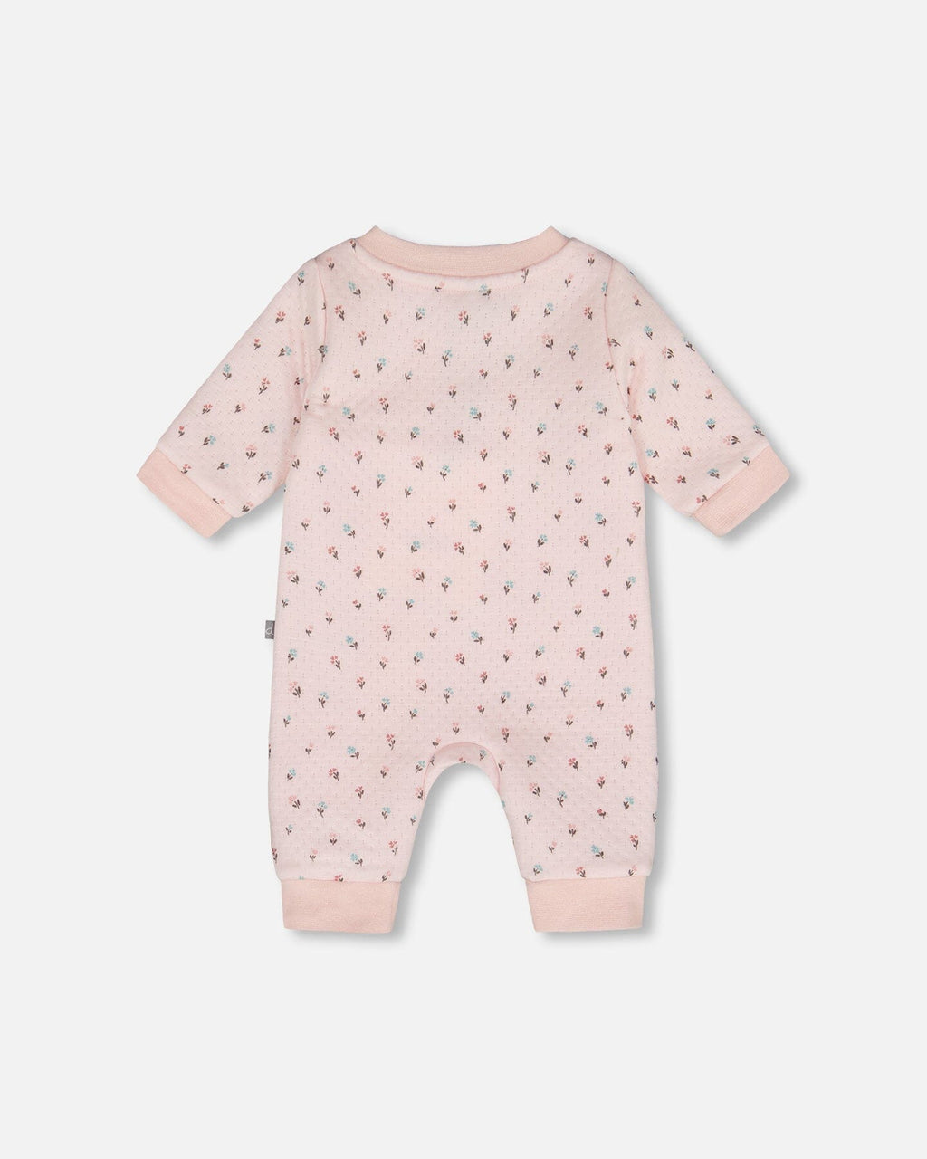 Organic Cotton One-Piece And Baby Romper Pink Mini Floral-1